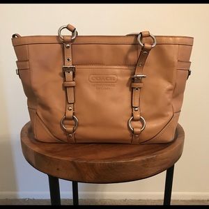 Coach Nude Leatherware Miniature Tote Purse